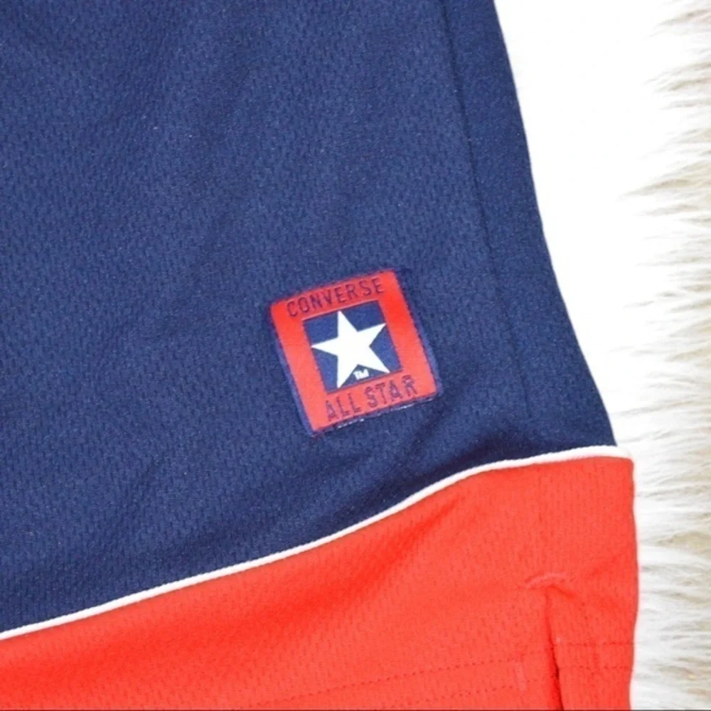 Boys Converse Chuck Taylor All Star Basketball Shorts, Red‎ White Blue - Medium